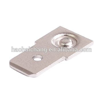 Metal stamping flat insert nickel plating steel connector terminal